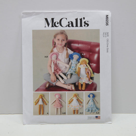M8235 18" Cloth Dolls
