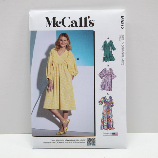 M8312 Misses' Dresses