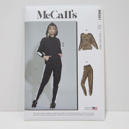 M8351 Misses Lounge Pants, Top and Hoodie