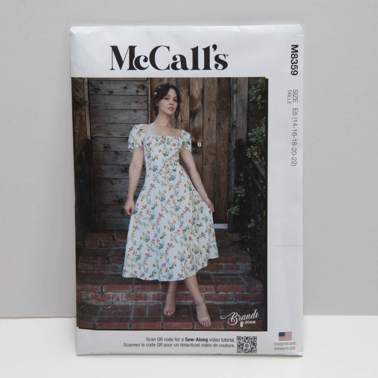 M8359 Misses Top and Dress