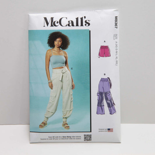 M8367 Misses Pants and Shorts