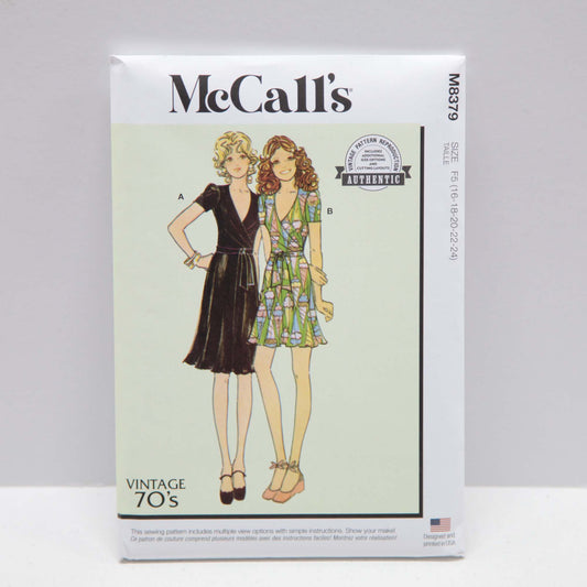 M8379 Misses Vintage Knit Dress and Belt