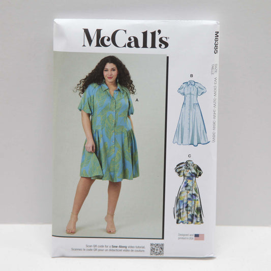 M8385 Women's Shirt Dress