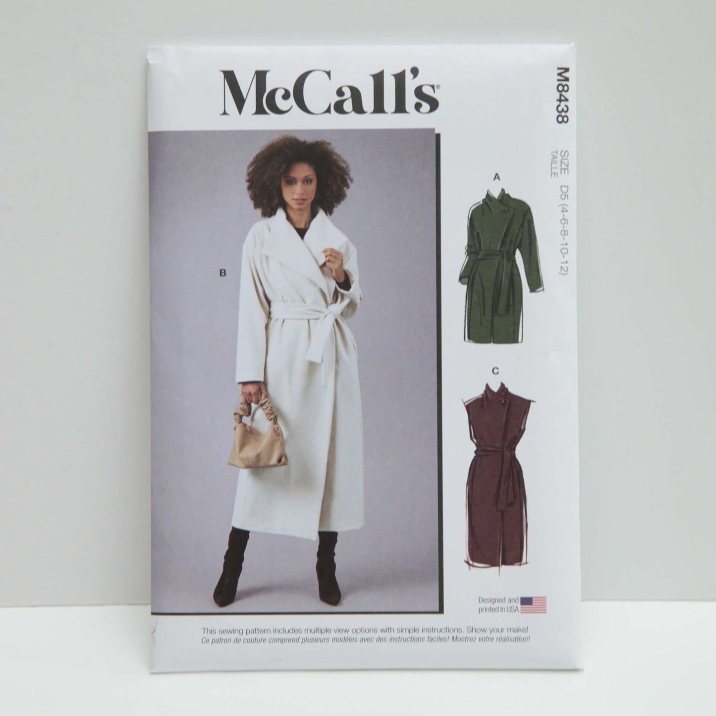 M8438 Misses Coat and Vest