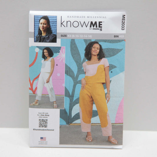 ME2033 Misses Crop Top and Pants