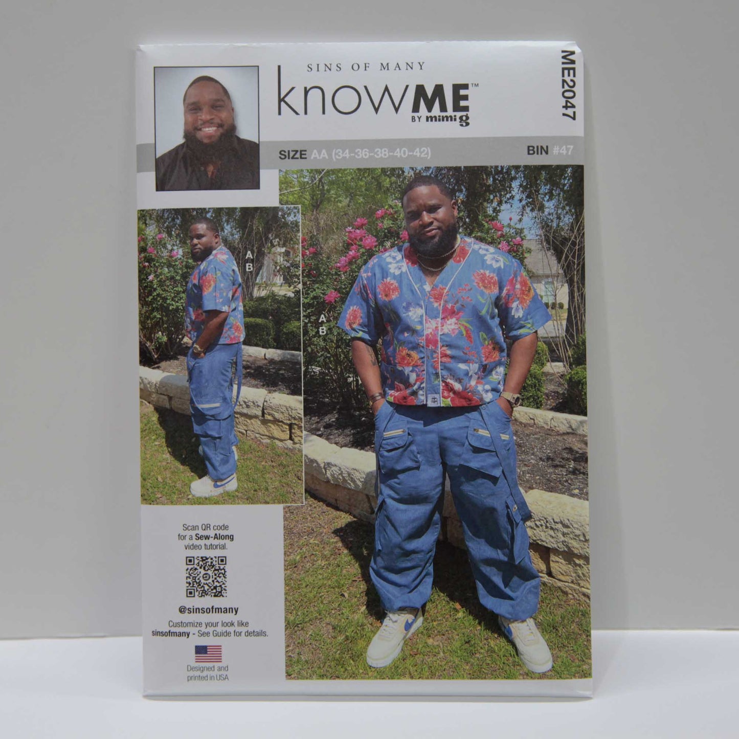 ME2047 Men's Shirt and Jogger Pants