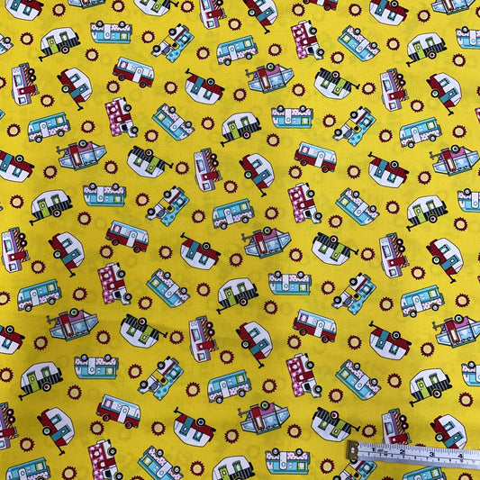 Yellow Tossed Campers
