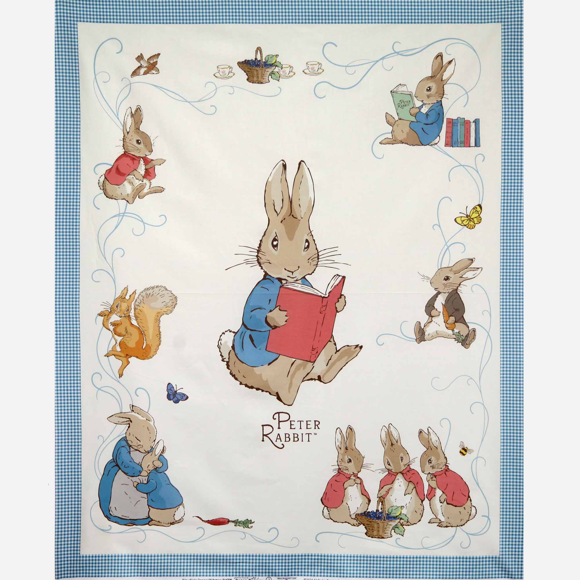 Peter Rabbit Twinings Collection Peter Rabbit and Friends – Curtis Fabrics