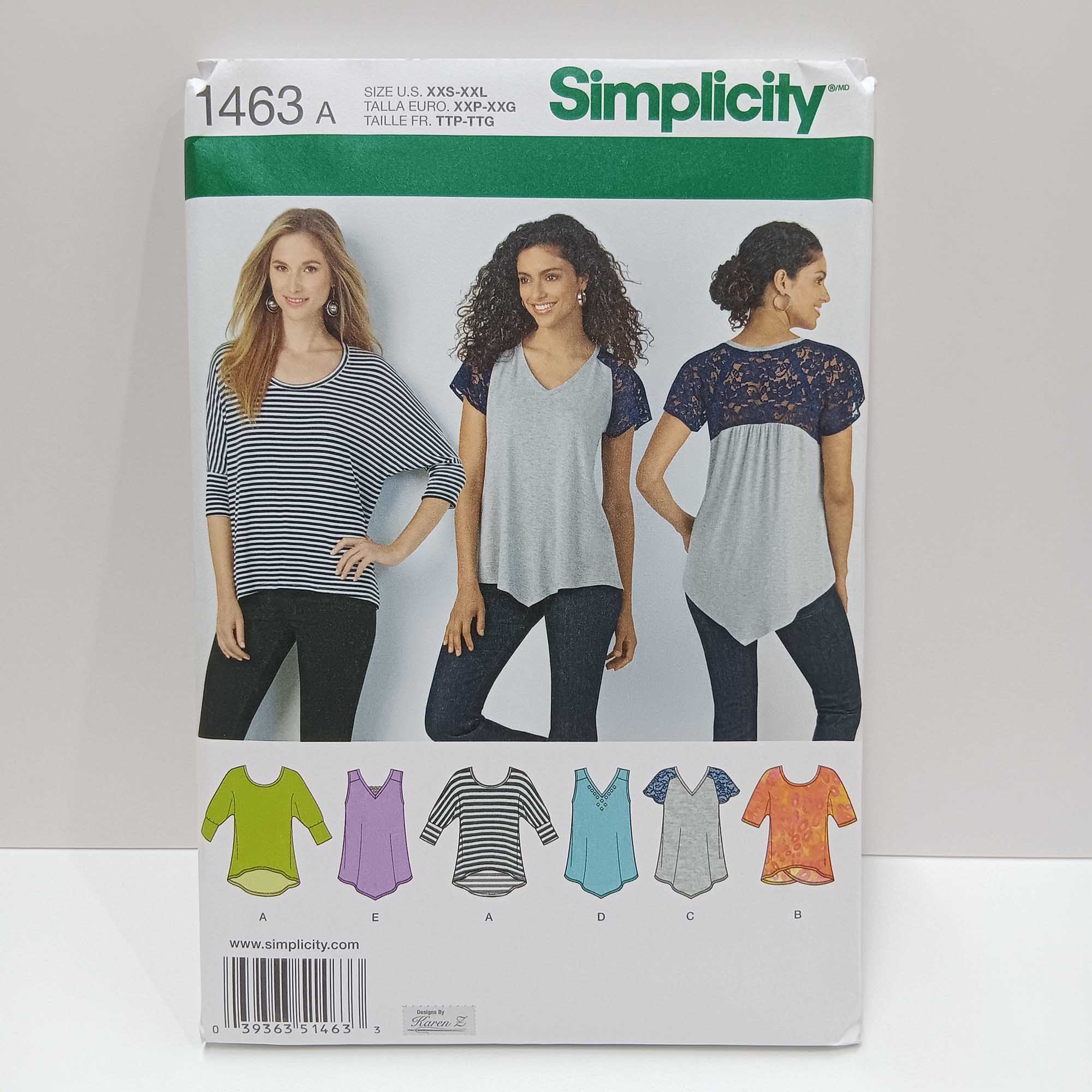 Simplicity Patterns - Tops – Curtis Fabrics