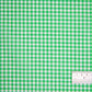 Gingham Polycotton - Green 1/8"