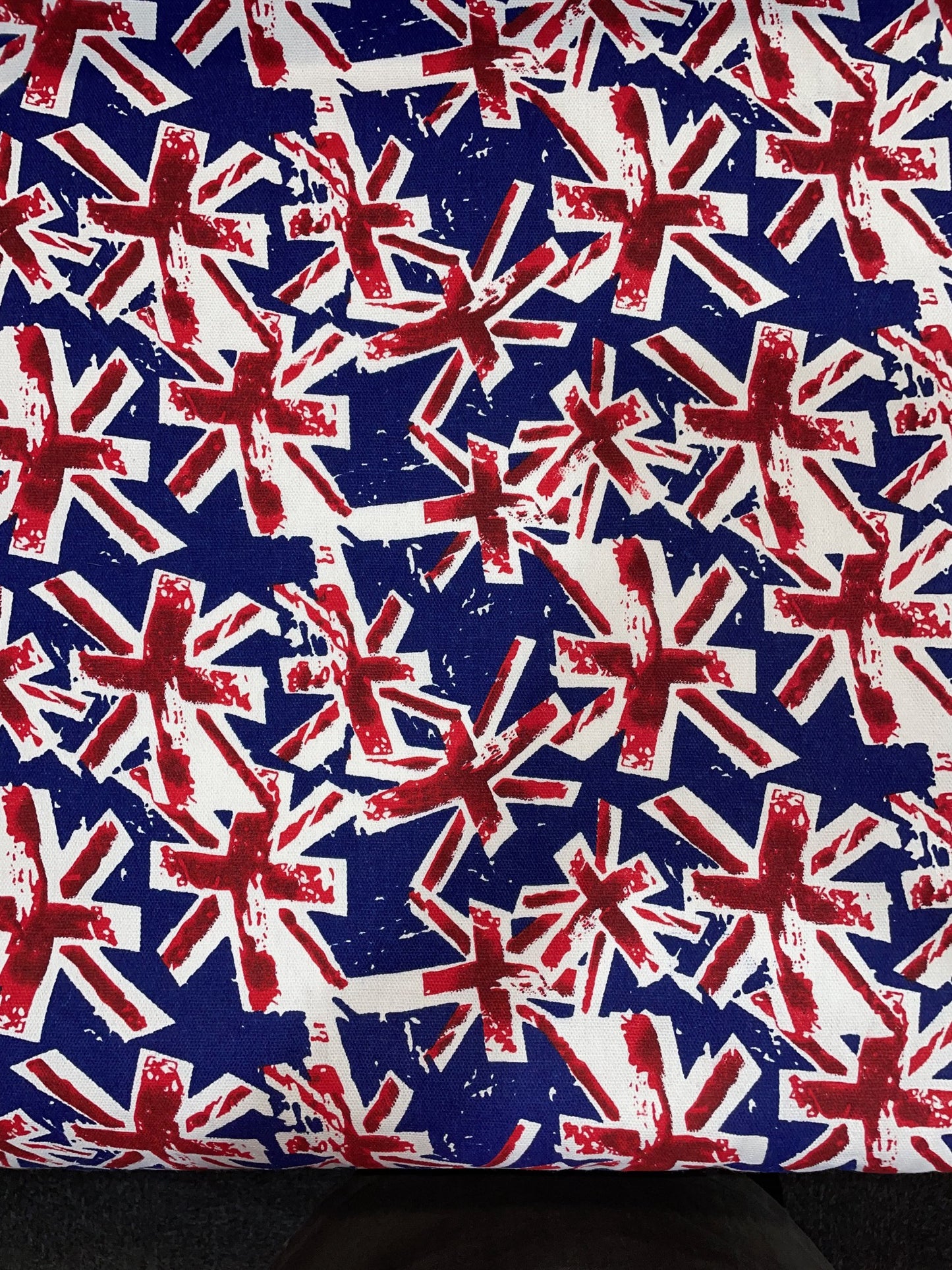 Blue Union Jack Cotton Drill