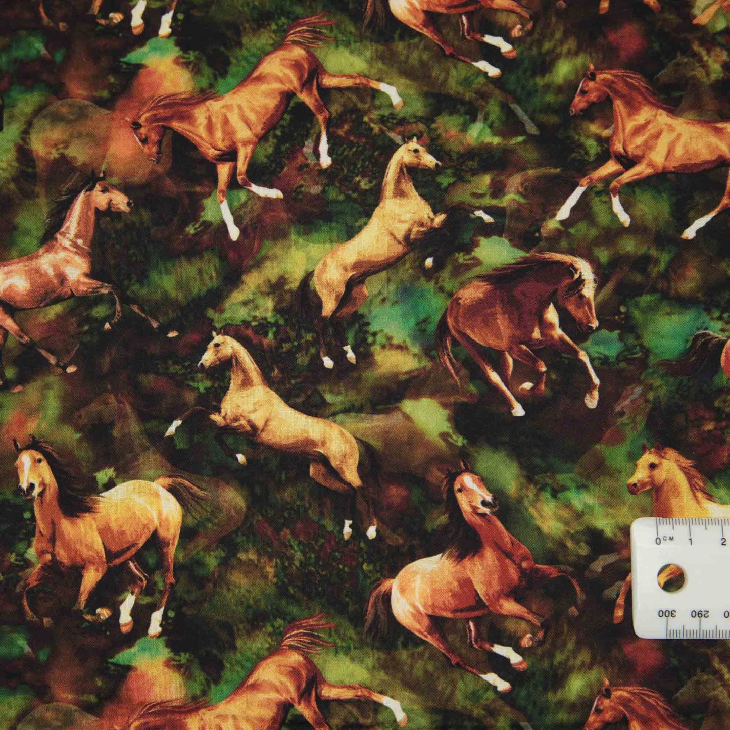 Cattle Drive - Horses - Green