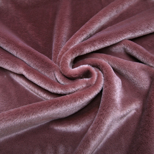 Faux Fur Strips - Blush