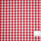 Polyester Gingham - Red