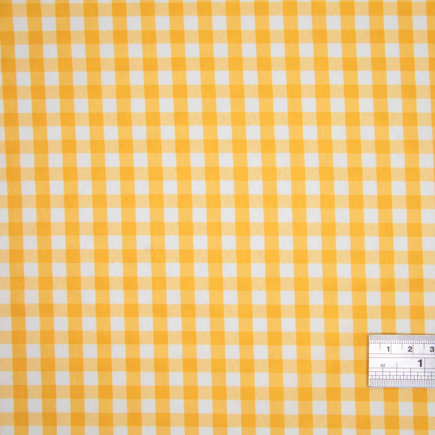 Polyester Gingham - Yellow