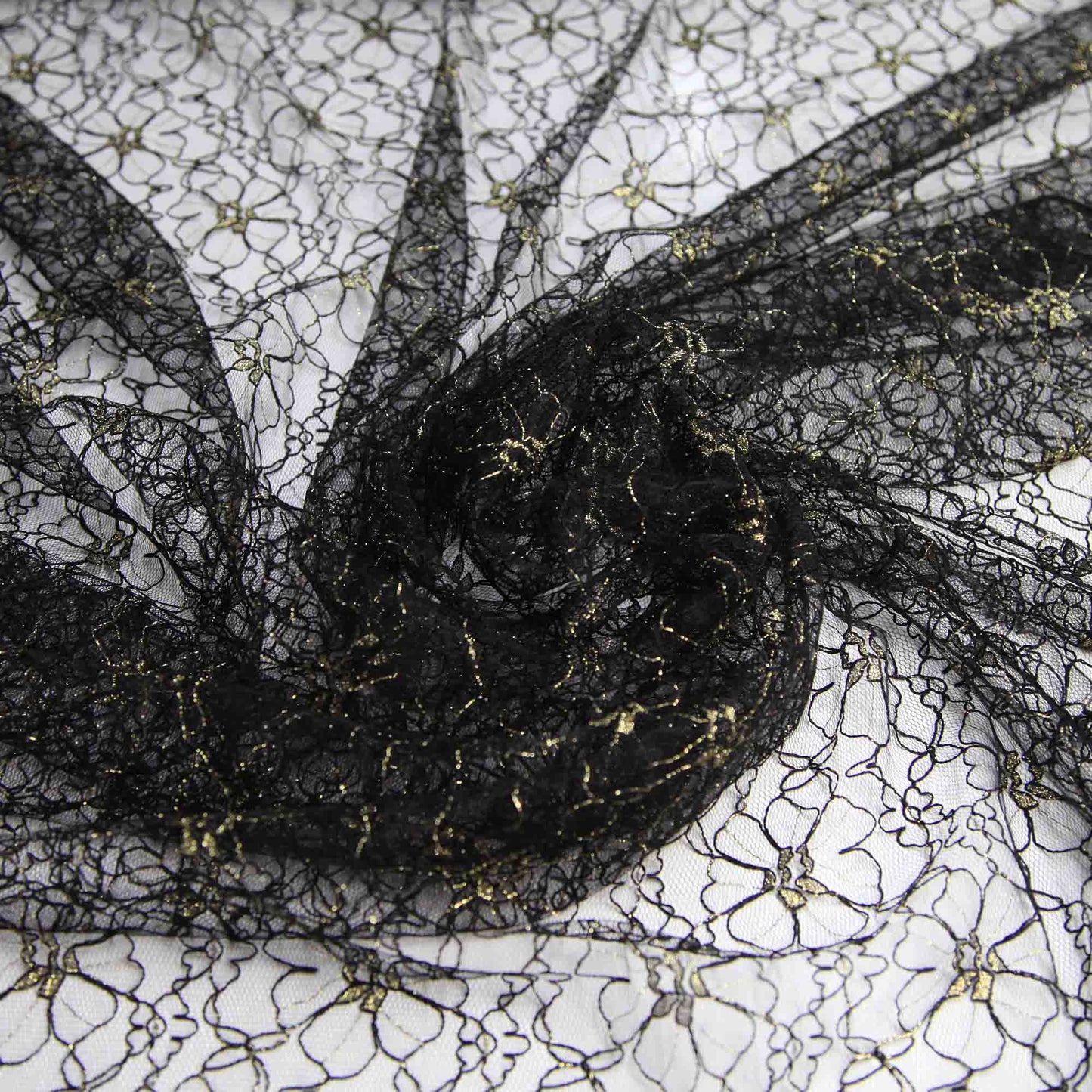 Chantily Lace - Black/Gold