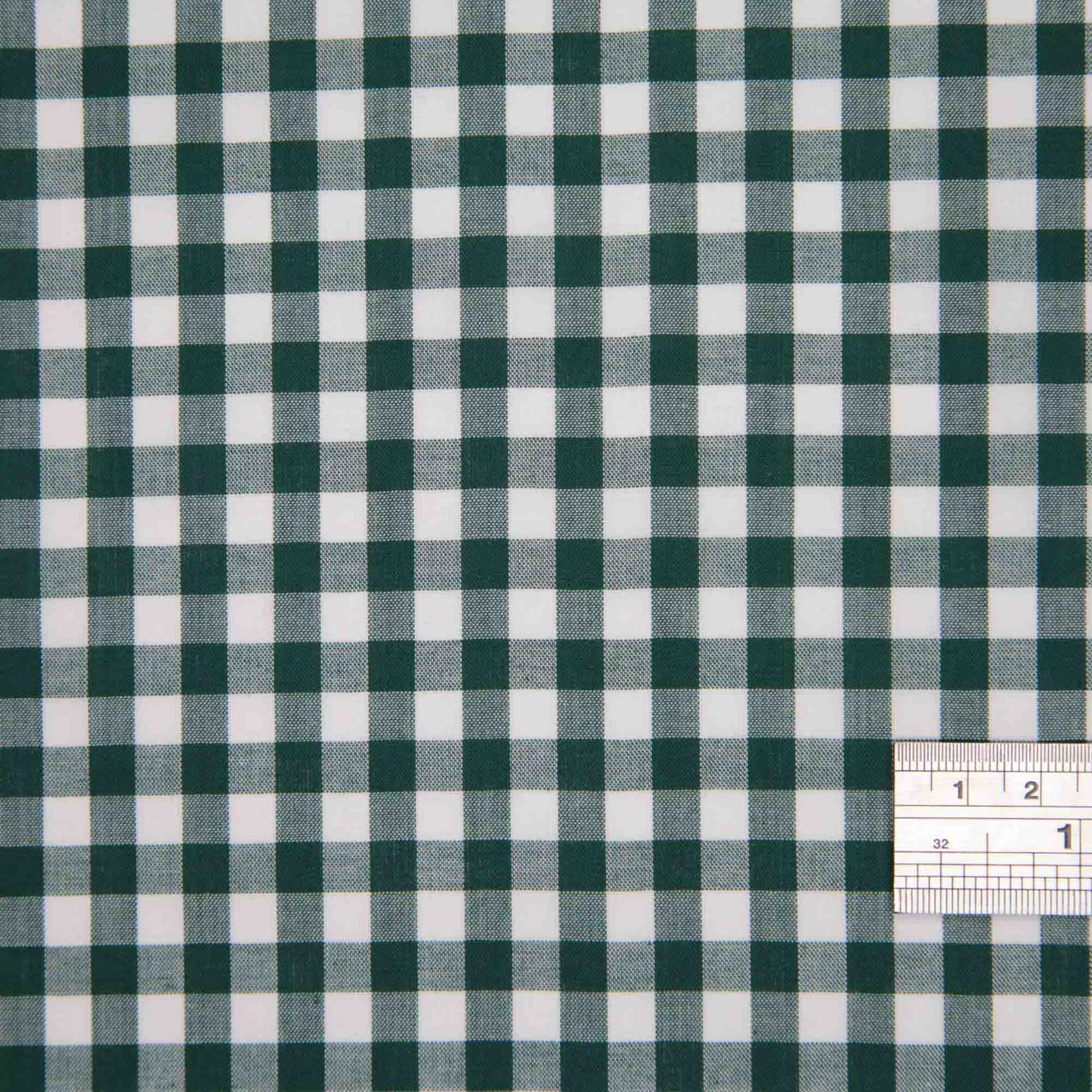 Gingham Polycotton - Bottle 1/4"