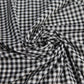 Gingham Polycotton - Black 1/4"