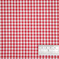 Gingham Polycotton - Red 1/8"