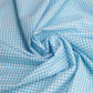 Gingham Polycotton - Turquoise 1/8"