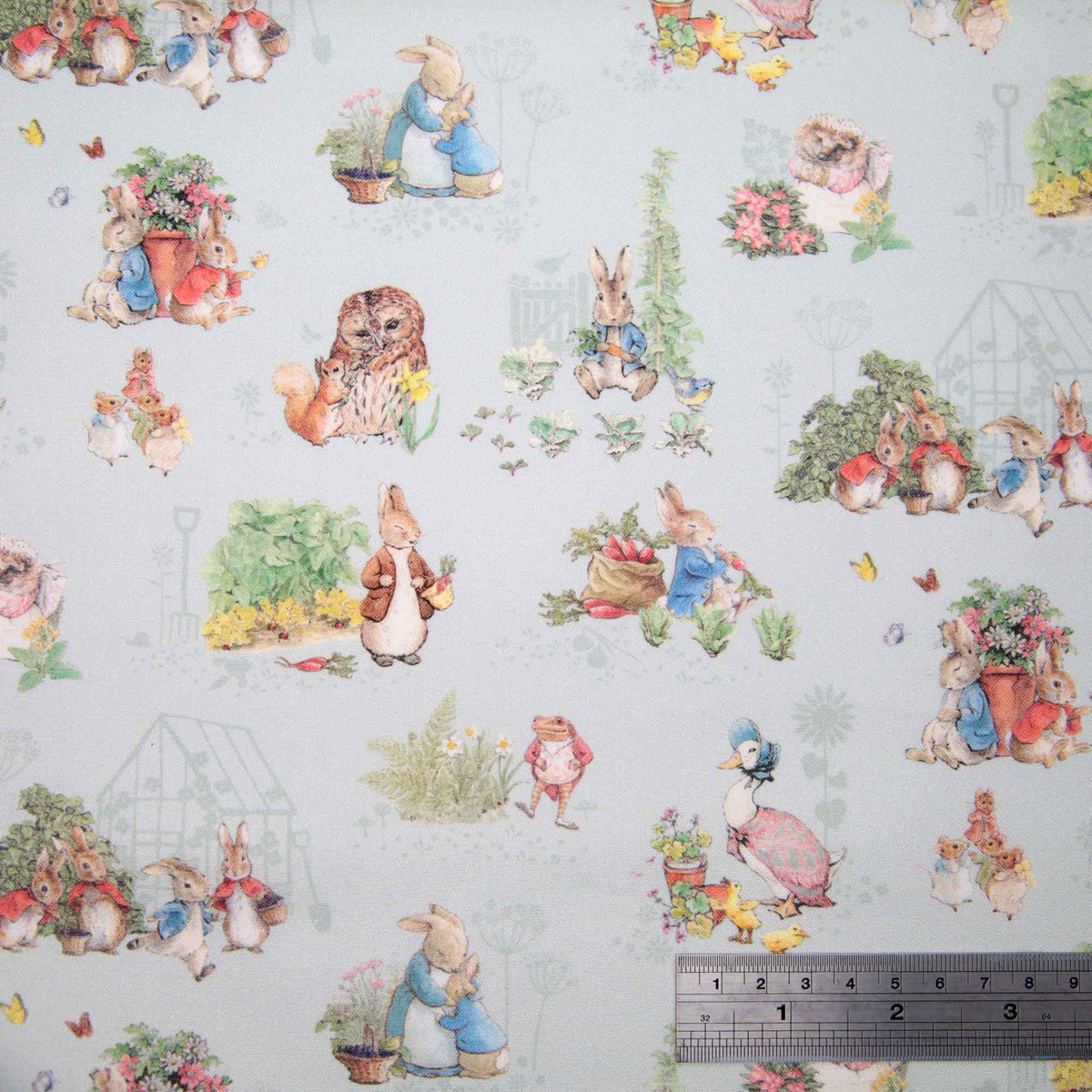 Peter Rabbit & Friends - Blue – Curtis Fabrics