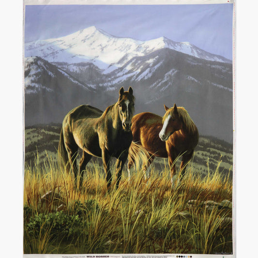 Wild Horses Panel - Pasture