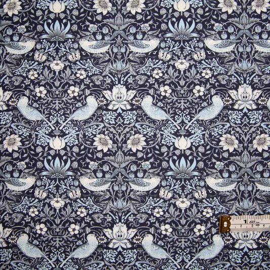 Morris & Co - Mini Strawberry Thief - Buttermere - Indigo
