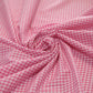 Cotton Gingham 5mm Pink