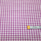 Cotton Gingham 5mm Mauve