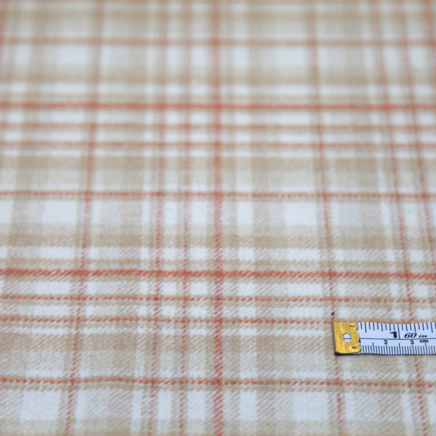 Wool Viscose - Beige Orange