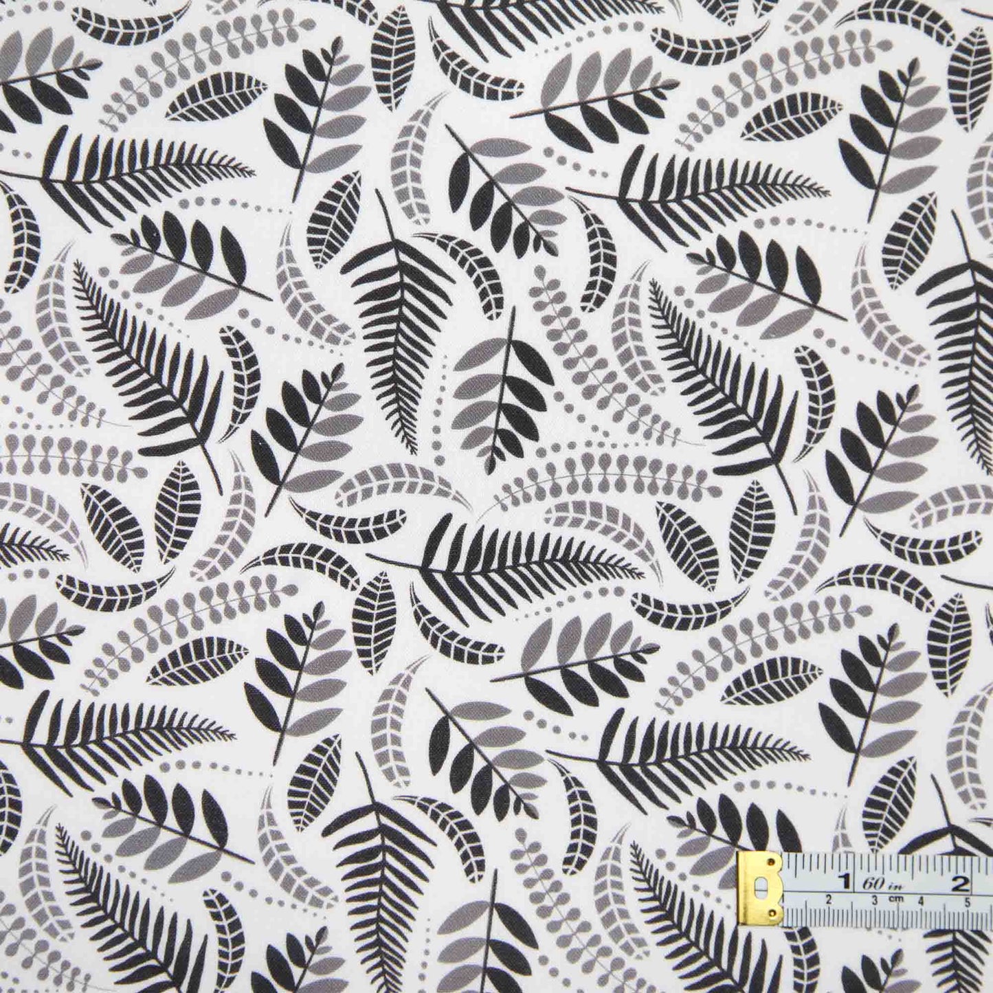 Fern Forest - Black/White/Grey