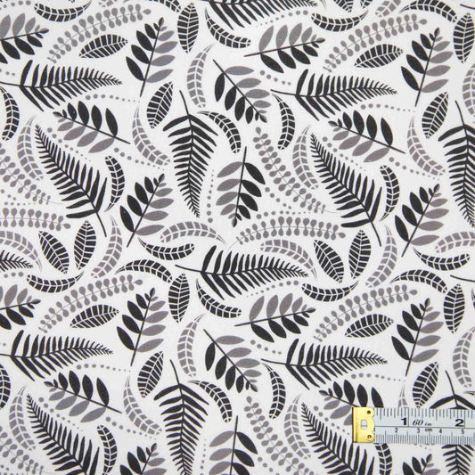 Fern Forest - Black/White/Grey