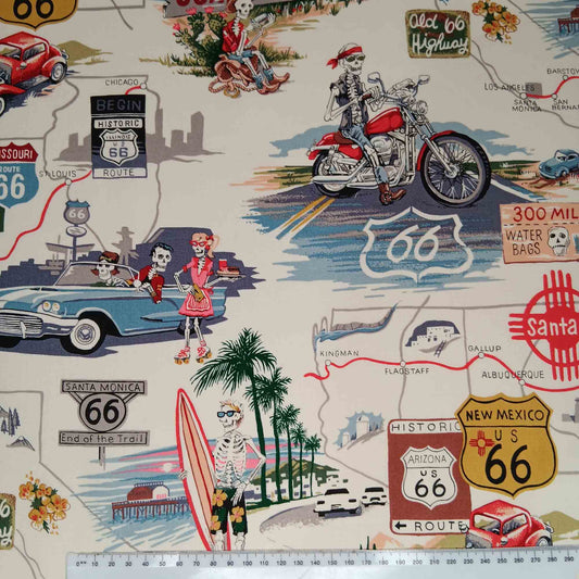 Memories of Route 66 - Off White