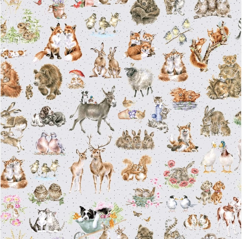 Together is Better - Packed Animals Grey