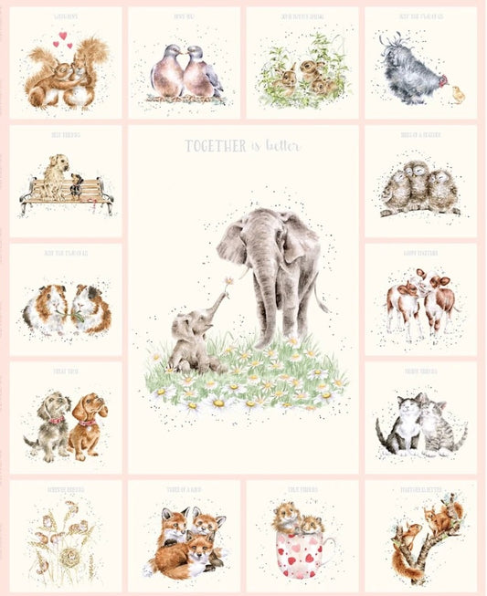 Together is Better - Elephant Panel