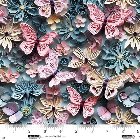 Another Dimension -Butterflies and Flowers