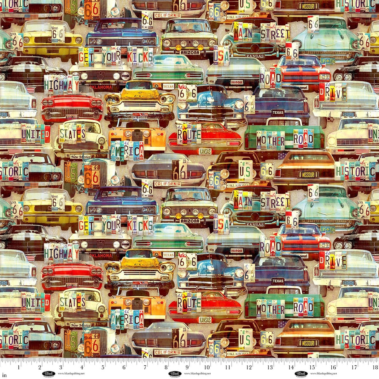 Historic Highway - Retro Cars & Licence Plates