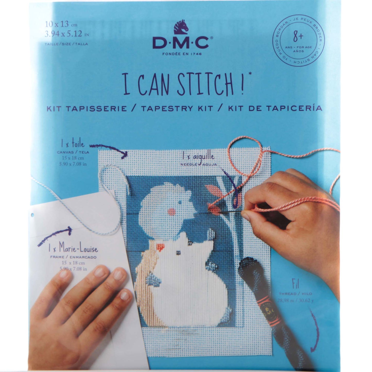 I Can Stitch Tapestry Kit - Hedgehogs