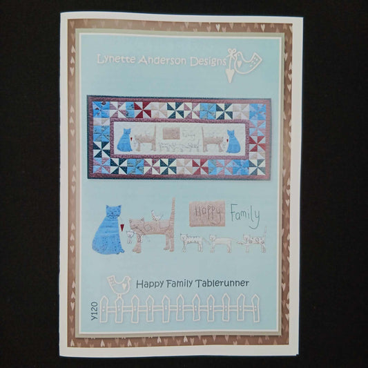 Lynette Anderson Designs - Happy Family Tablerunner  Pattern