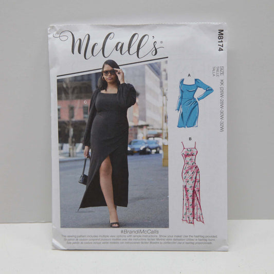 M8174 Misses and Women's Dresses