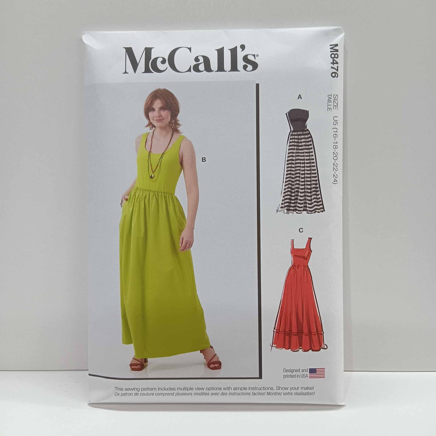 M8476 Misses Knit Dresses