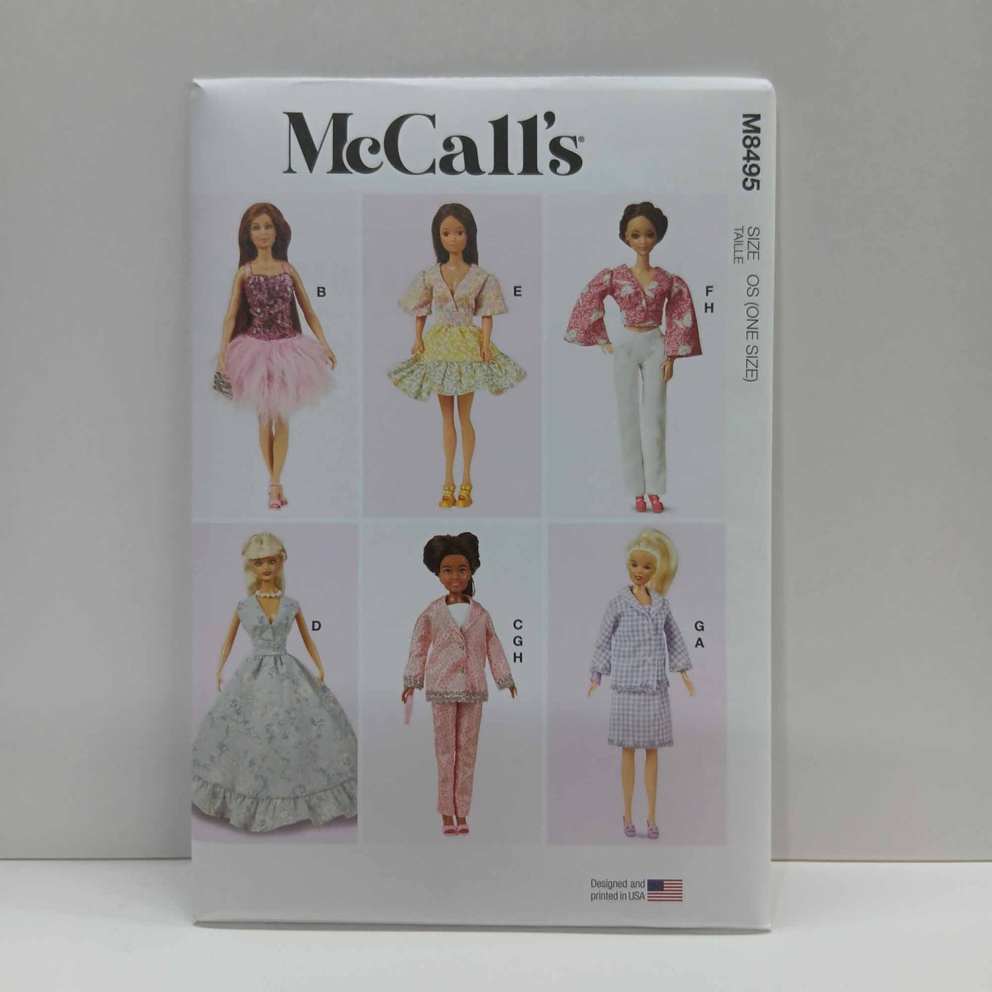 M8495 11.5" Fashion Doll Clothes