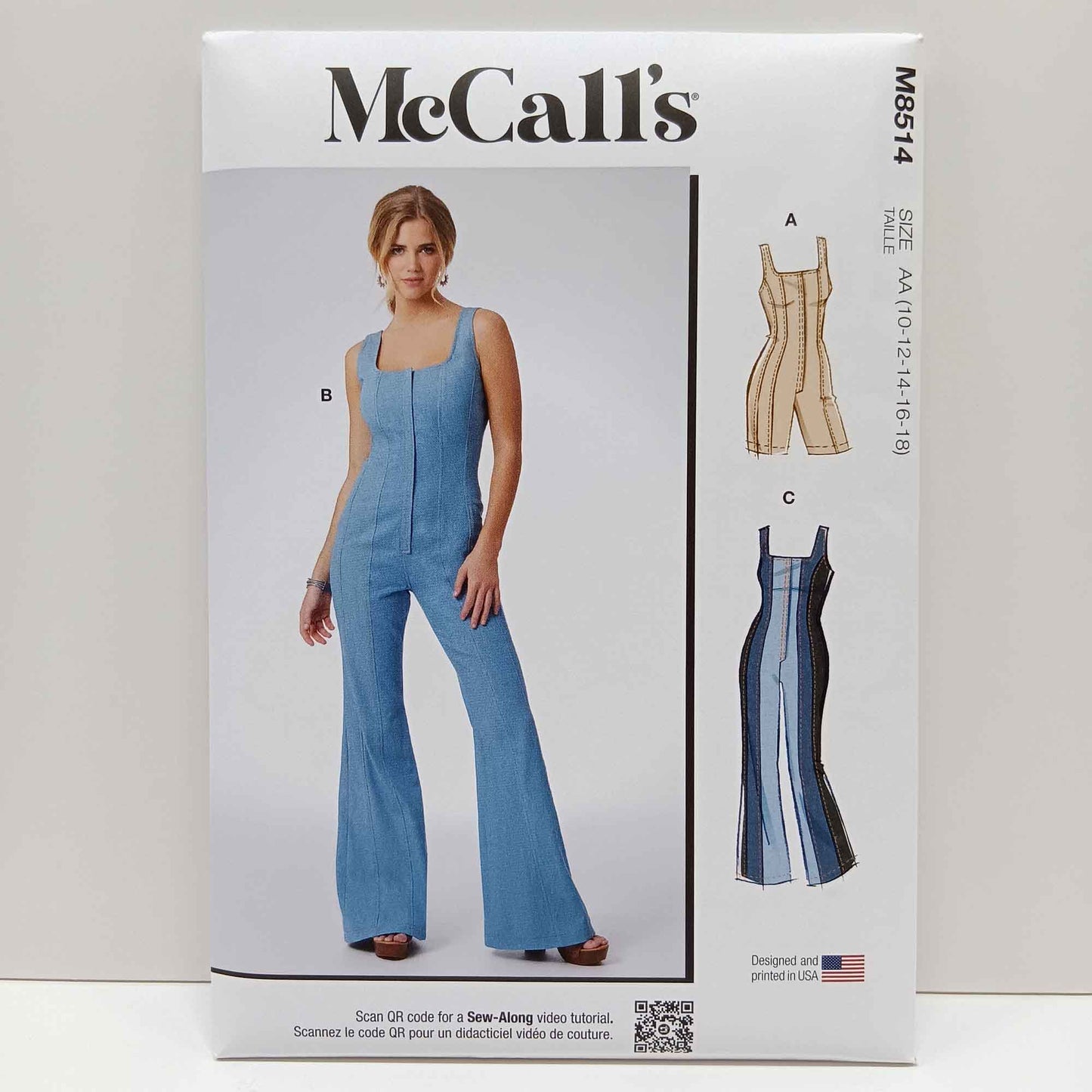 M8514 Misses and Womens Romper and Jumpsuits