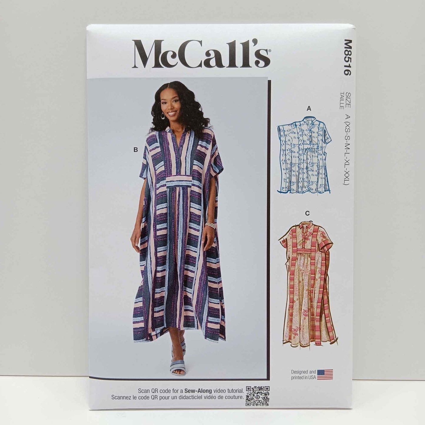 M8516 Misses Caftan