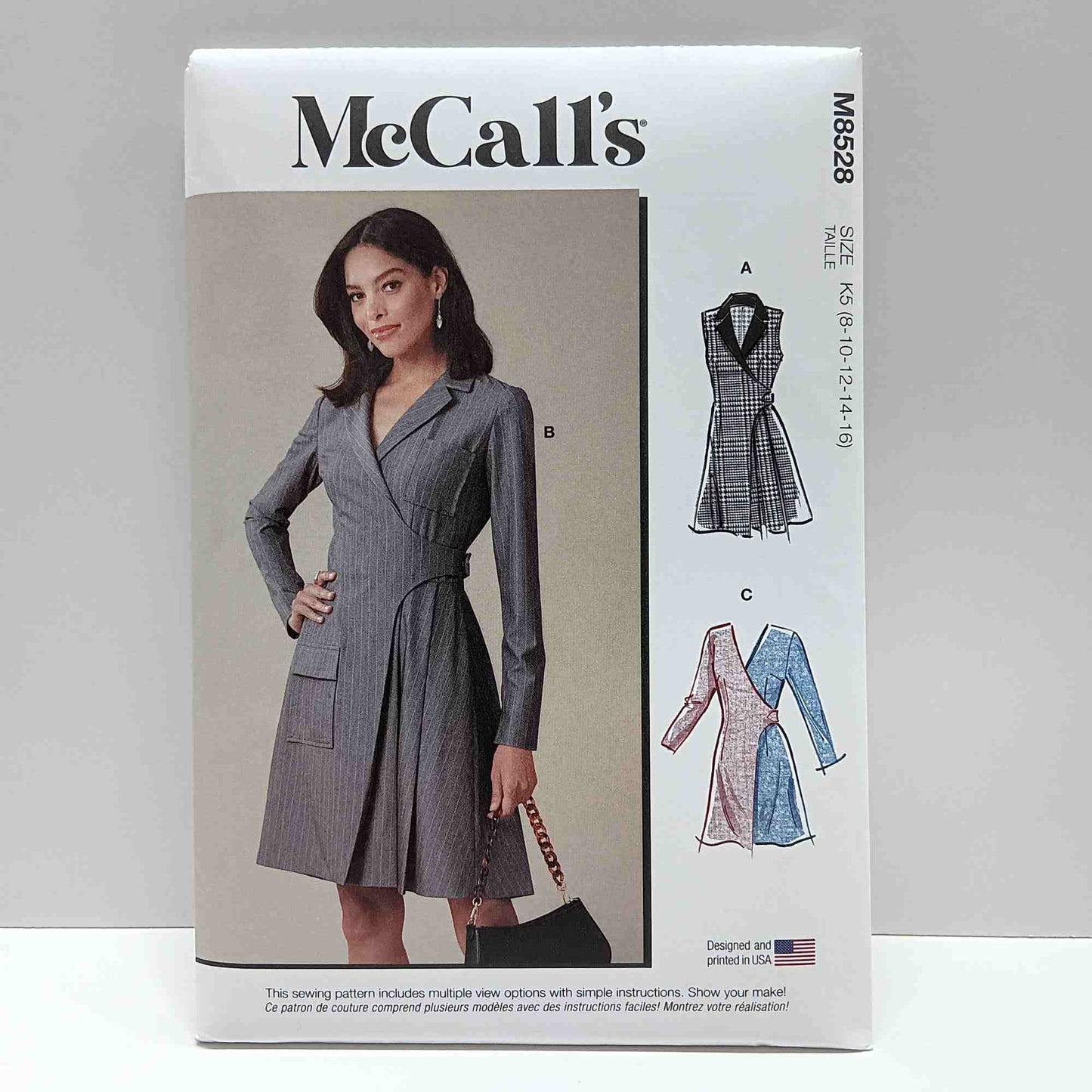 M8528 Misses Blazer Dresses