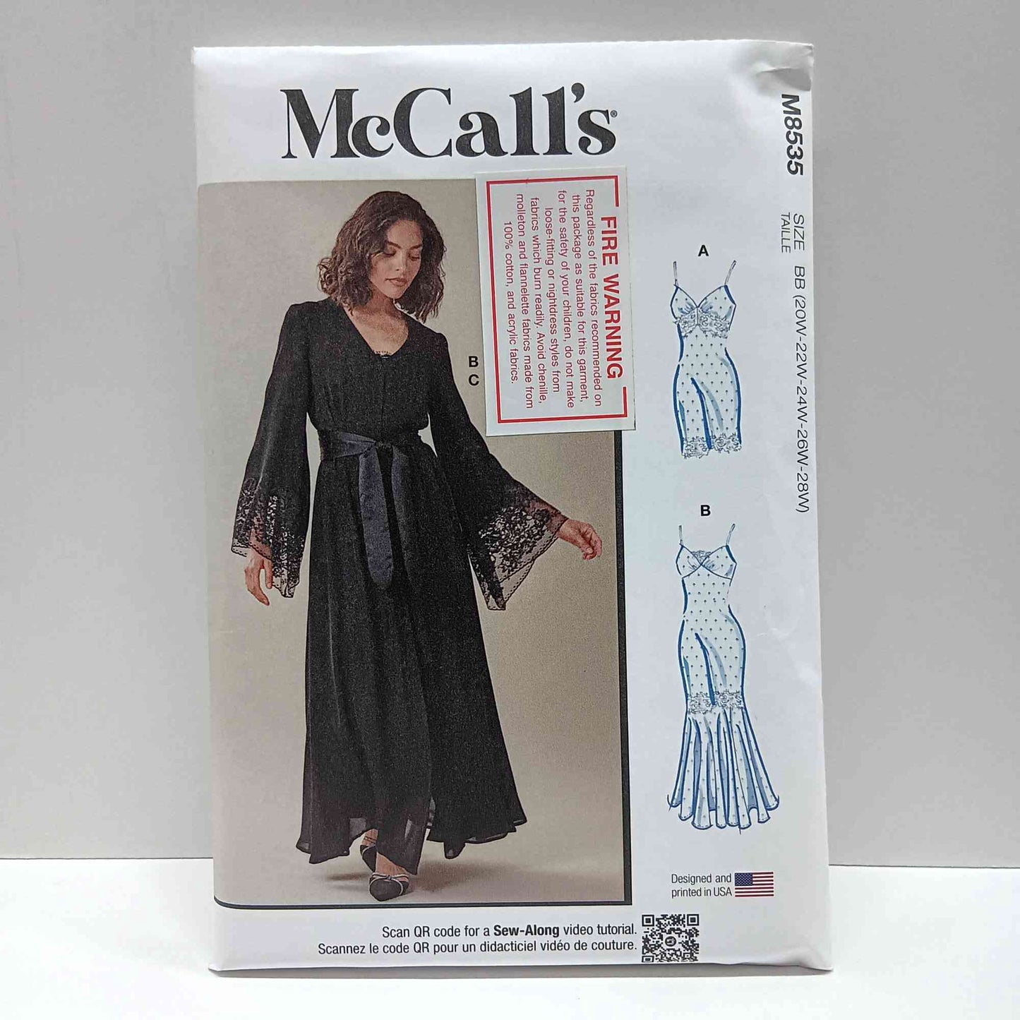 M8535 Misses and Womens Nightgown