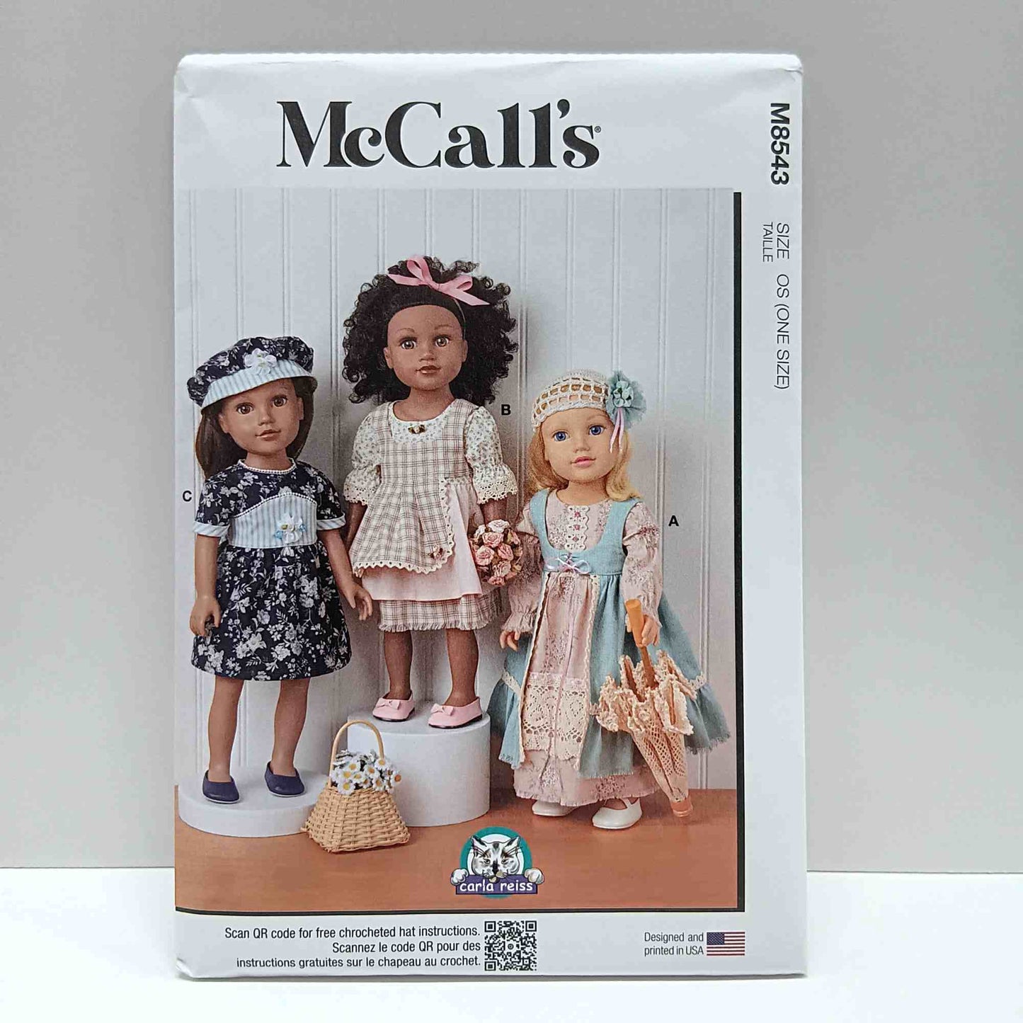 M8543 18" Doll Clothes