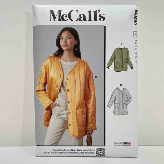 M8560 Misses Quilted Jacket