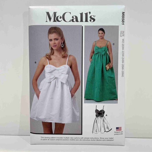 M8581 Misses and Womens Evening Dress