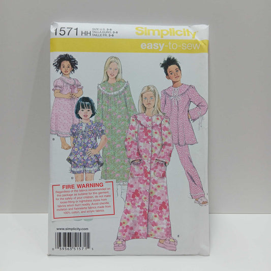 S1571 Girls Sleepwear
